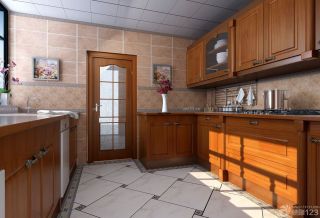 2023厨房装修效果图 实木橱柜装修效果图