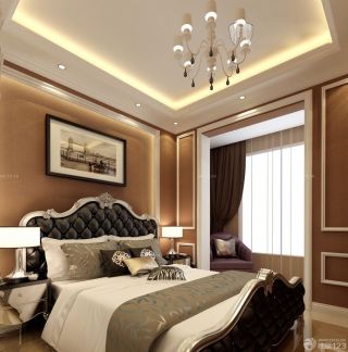 欧式古典风格10平方卧室精装修图片