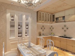 欧式别墅设计小面积厨房装修效果图
