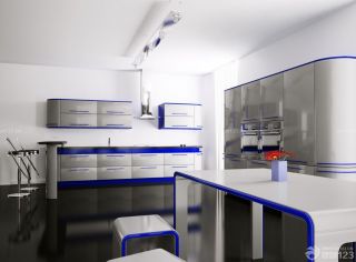 西式厨房橱柜颜色效果图