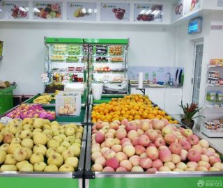 小型水果超市装饰效果图图片 