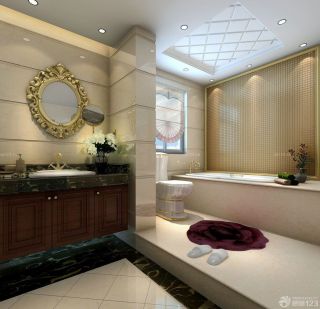 新古典主义风格家装厕所窗帘效果图