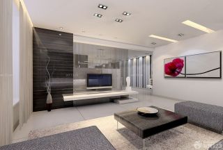 最新现代室内客厅电视背景墙装饰效果图