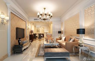 欧式客厅家具装修设计效果图片