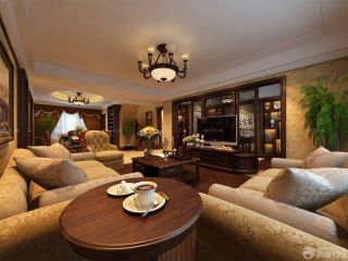 家装客厅组合沙发装修设计图片欣赏