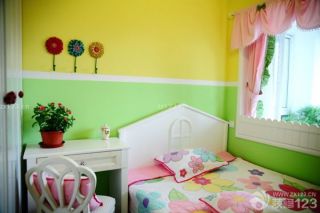 田园风格儿童房间装修实景图