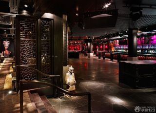 大型中式古典酒吧装修效果图