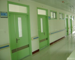 现代医院室内门装修效果图片大全 