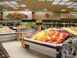 大型水果超市装饰设计图片