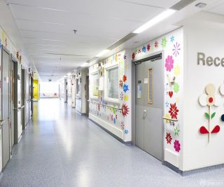 国外儿童医院走廊装修效果图片