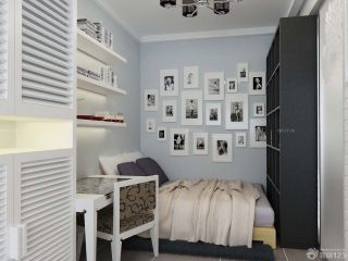 30平方米房子卧室照片墙设计装修图