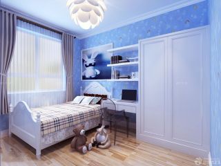 美式70平米小户型卧室装修设计效果图