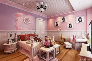 60平米小户型两室女孩温馨卧室装修效果图片