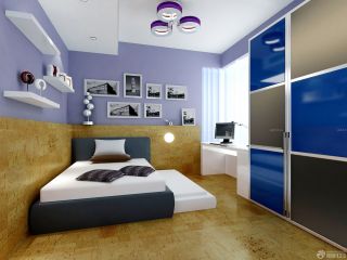 现代70平米小户型卧室装修设计图