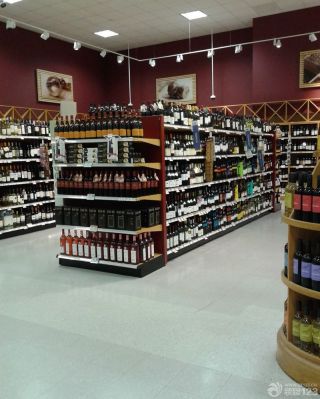 欧式风格超市红酒柜图欣赏