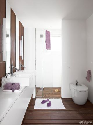 现代120平房子浴室装修设计图片大全