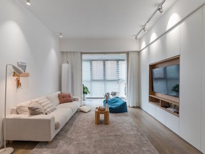 竹山小区117㎡三居室日式风格装修案例