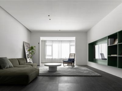 三江国际城132平米现代风格三居装修案例