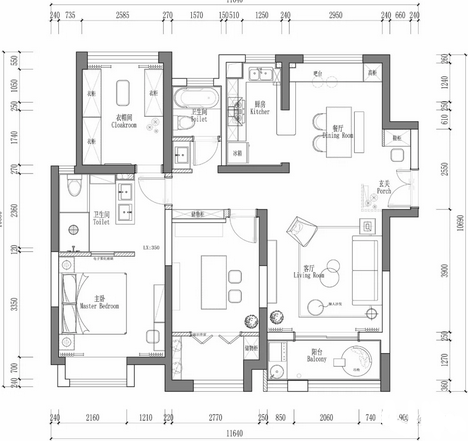 北欧混搭风格装修多少钱？20万硬装125平文艺婚房