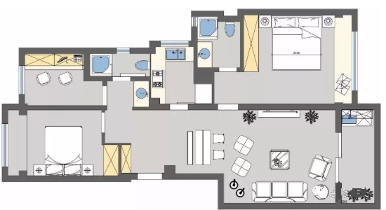 89平精装房改造要多少钱？16万让土气精装房大变样