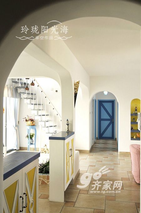 15万打造玲珑阳光海 蓝白配缔造清凉海世界