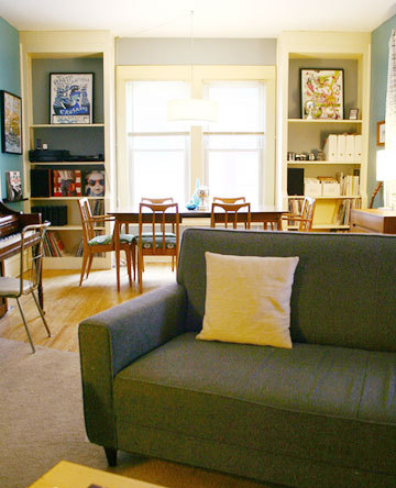 100平黄蓝绿红四色小复式 文艺小窝发散迷人魅力