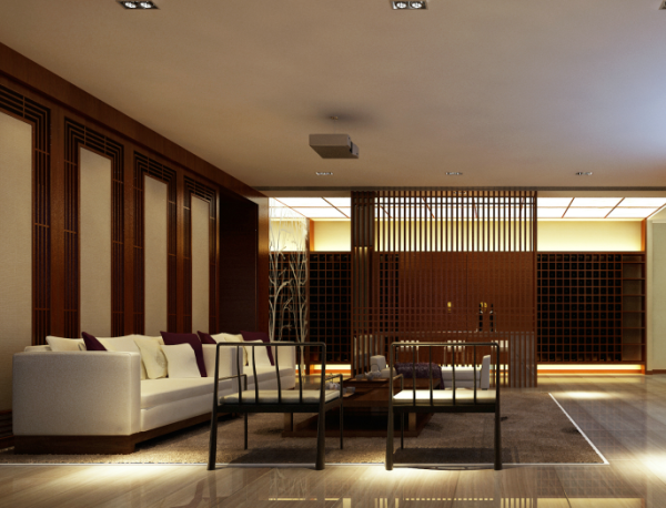 中式风格别墅设计效果图