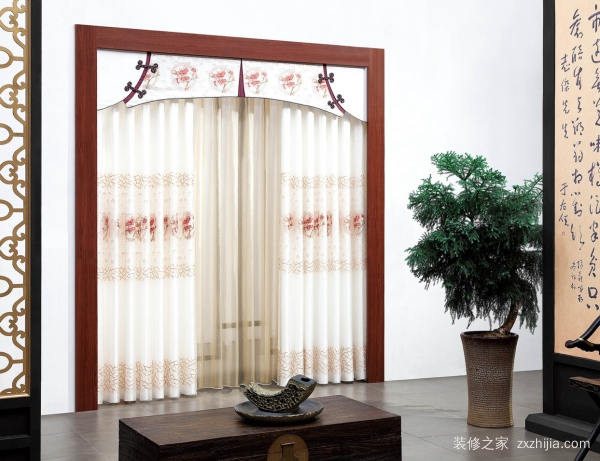中式装修风格窗帘