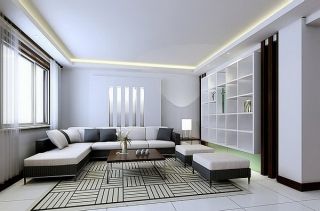 2023现代家庭客厅装修效果图