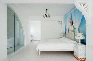 地中海风格大卧室设计实景图