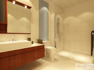 卫生间淋浴房石材墙面装修效果图
