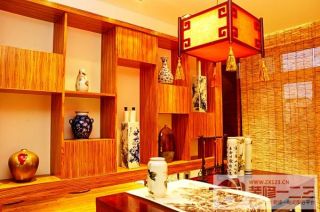 中式实木家具博古架图片 