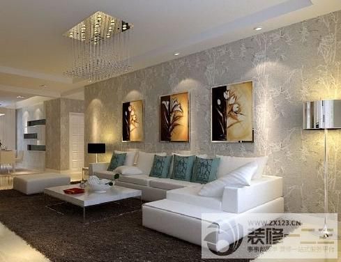 房屋客厅照片墙设计效果图片