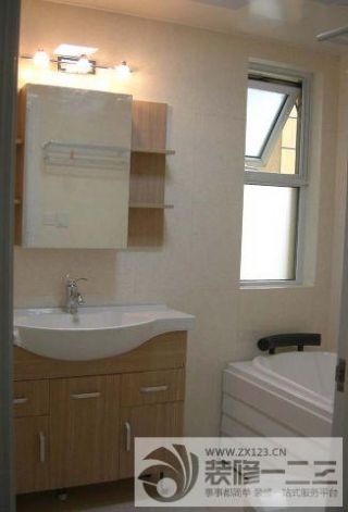 卫生间白色浴缸设计图片