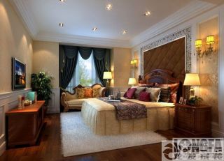 主卧室欧式古典床设计图片