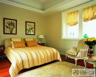 卧室美式双人床设计图片