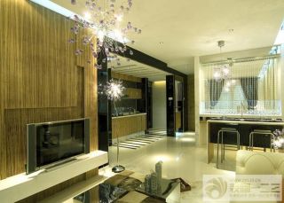 现代客厅水晶灯设计图片