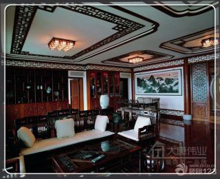 2023中国古典风格客厅装修设计案例