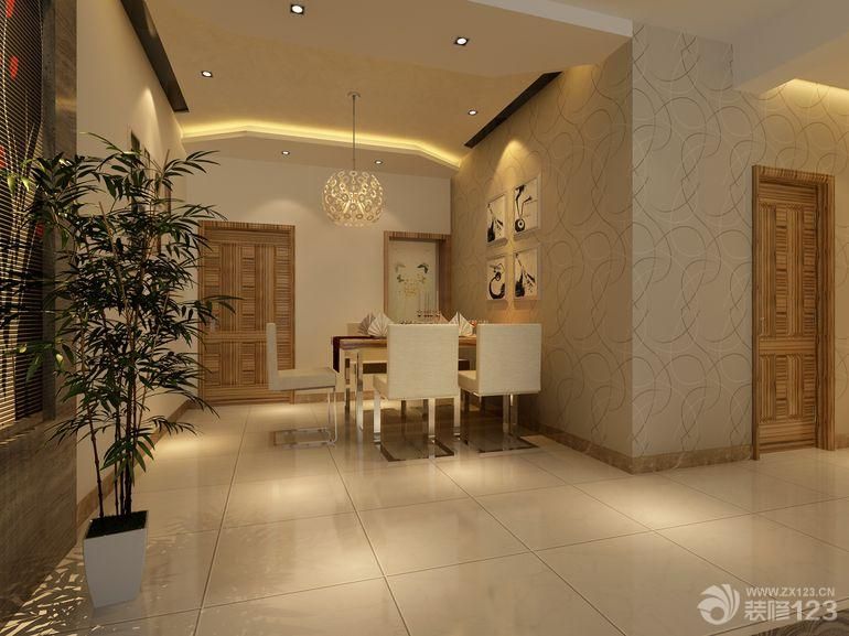 简约风格餐厅墙面装修效果图大全2025图片