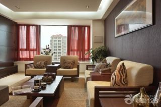 新中式大客厅装修效果图大全2023图片