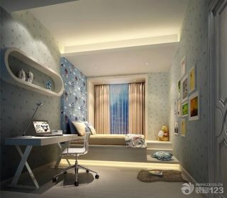 现代风格小户型旧房改造卧室装修效果图大全2023图片