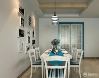 2023地中海风格小户型餐厅装修效果图欣赏