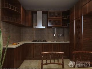 2023跃层厨房橱柜颜色效果图片
