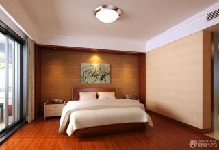120平米房子现代风格卧室仿木地板瓷砖设计图片