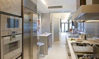 2023现代风格超小厨房吧台设计实景图欣赏