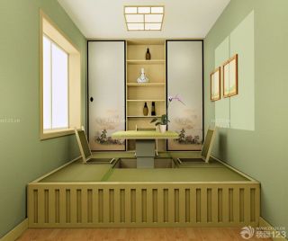 最新日式风格两室两厅卧室装修榻榻米图片大全