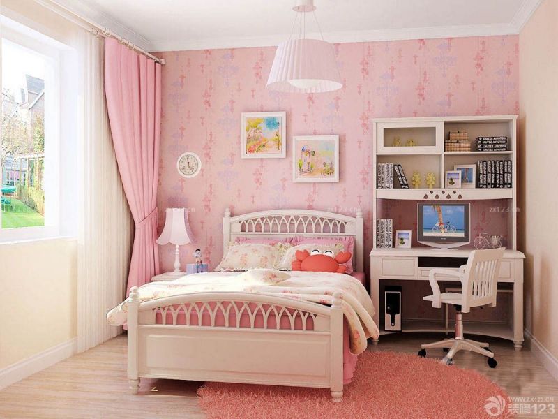 最新10平米女孩卧室装修图片大全