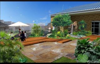 最新别墅屋顶小花园装修设计效果图欣赏