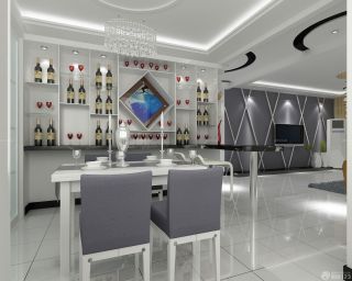 2023最新三室两厅餐厅酒柜设计图片