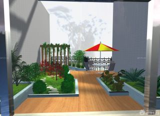 最新温馨休闲屋顶花园装修设计效果图欣赏